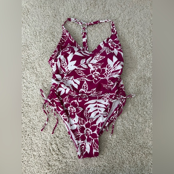 Women’s Large Kona Sol One Piece Floral Swimsuit NWT - Picture 1 of 10